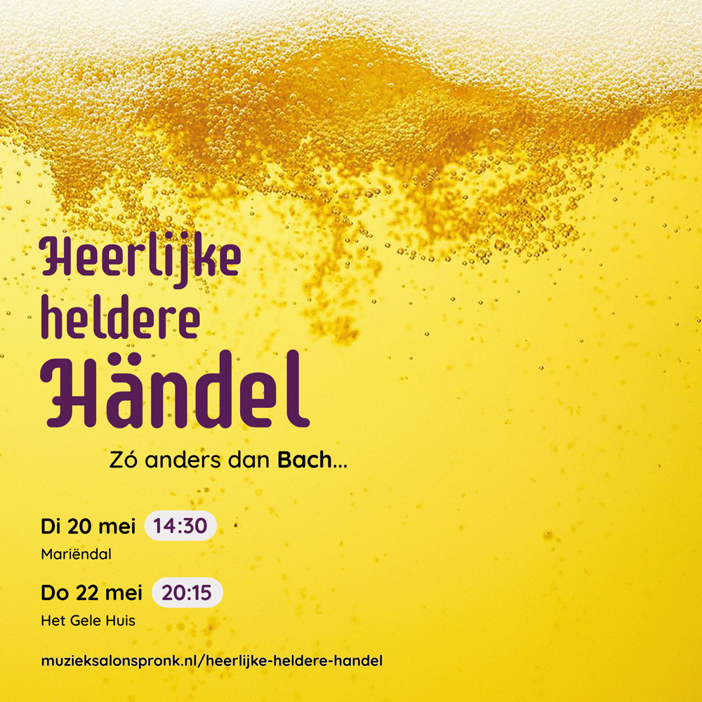 Poster Heerlijke heldere Händel 2025