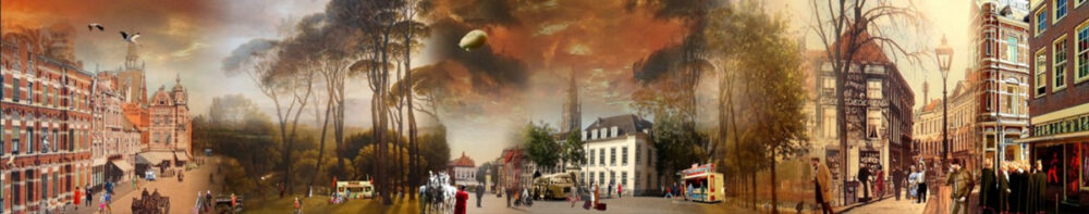 Samengestelde foto van diverse locaties van Breda