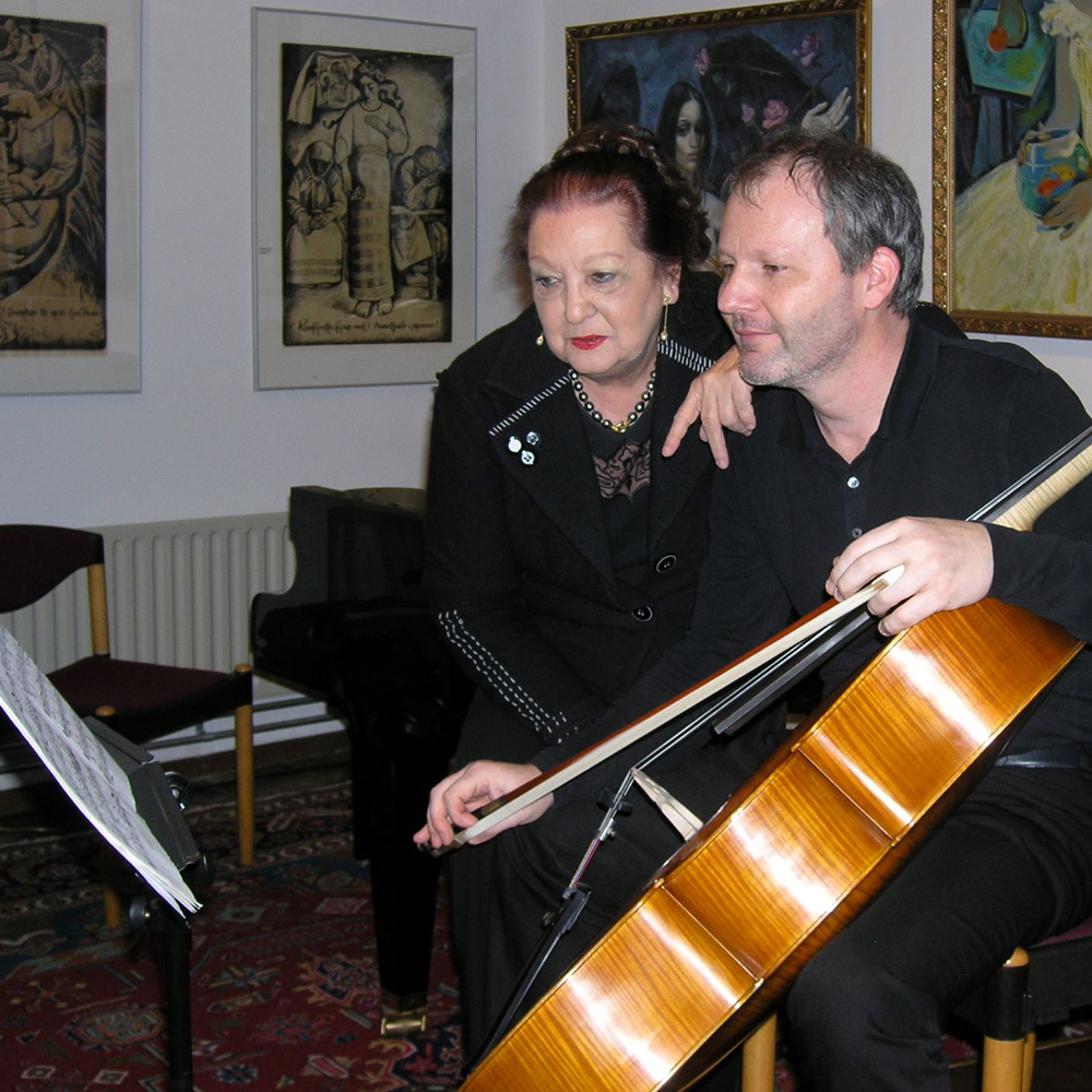 pianiste Marie-Louise Schwab-van Doornum en cellist Tomáš Nývlt