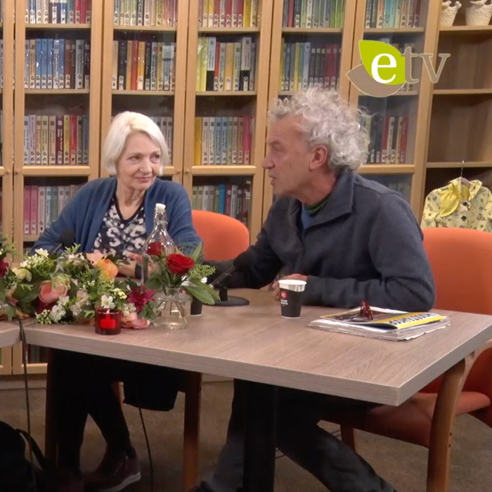 screenshot uit de video van Gast aan tafel met Geertrui van den Brink & Ad Marijnissen