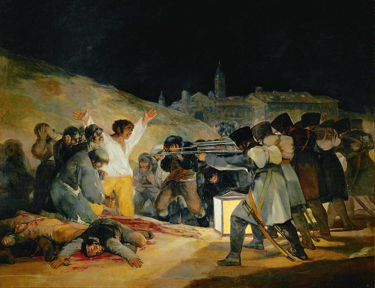 Schilderij El tres de mayo de 1808