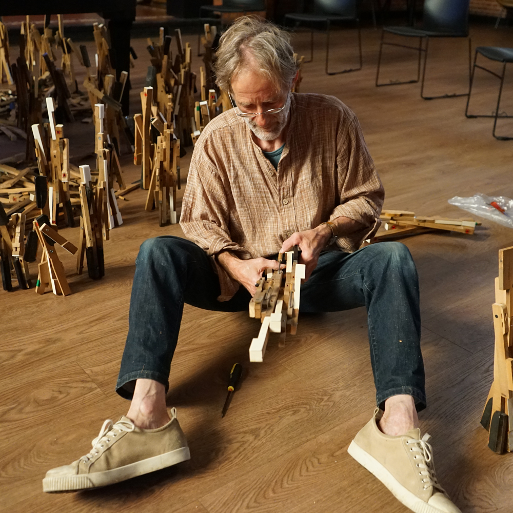 Frank Nusselein maakt kunst van pianotoetsen