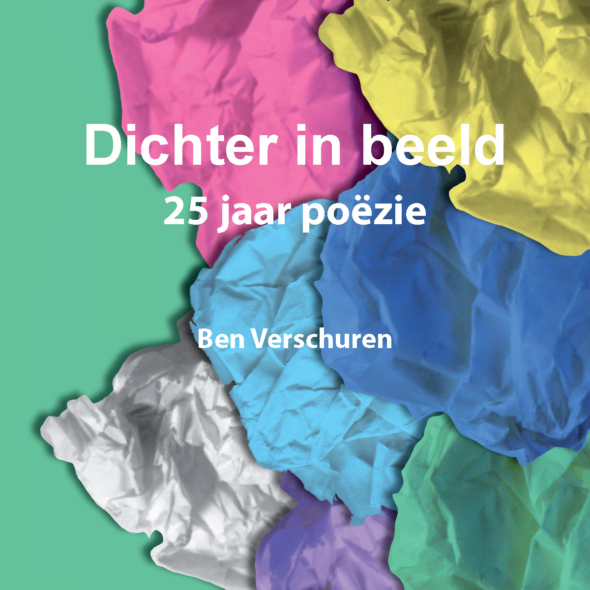 Cover van boek Dichter in beeld 25 jaar poëzie door Ben Verschuren