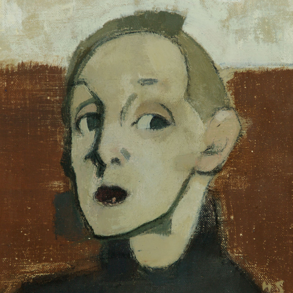 zelfportret geschilderd door Helene Schjerfbeck