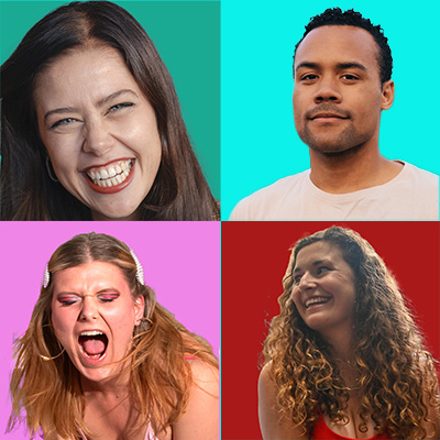 Rashid Dijks, Willemijn de Boer, Iris Schröder en Marije Bruinsma