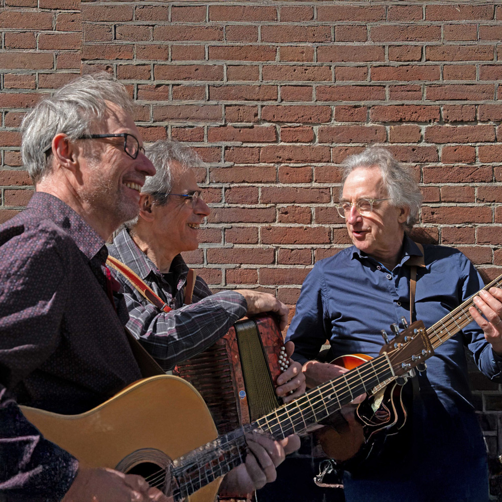 Frank van Osch, Jos van den Dungen & Frans Baudoin van het muziektrio Ooit Jongens