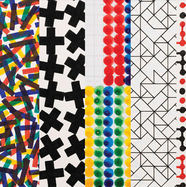 collage van abstract werk van kunstenaar Henk Cornelissen.