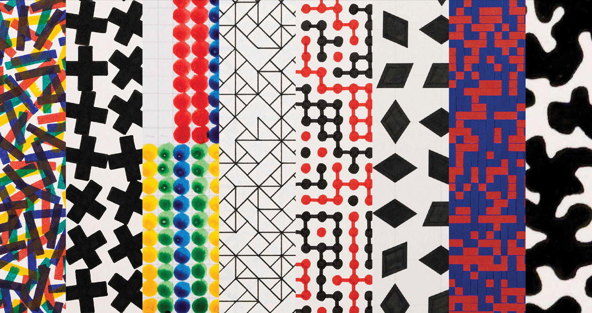collage van abstract werk van kunstenaar Henk Cornelissen.